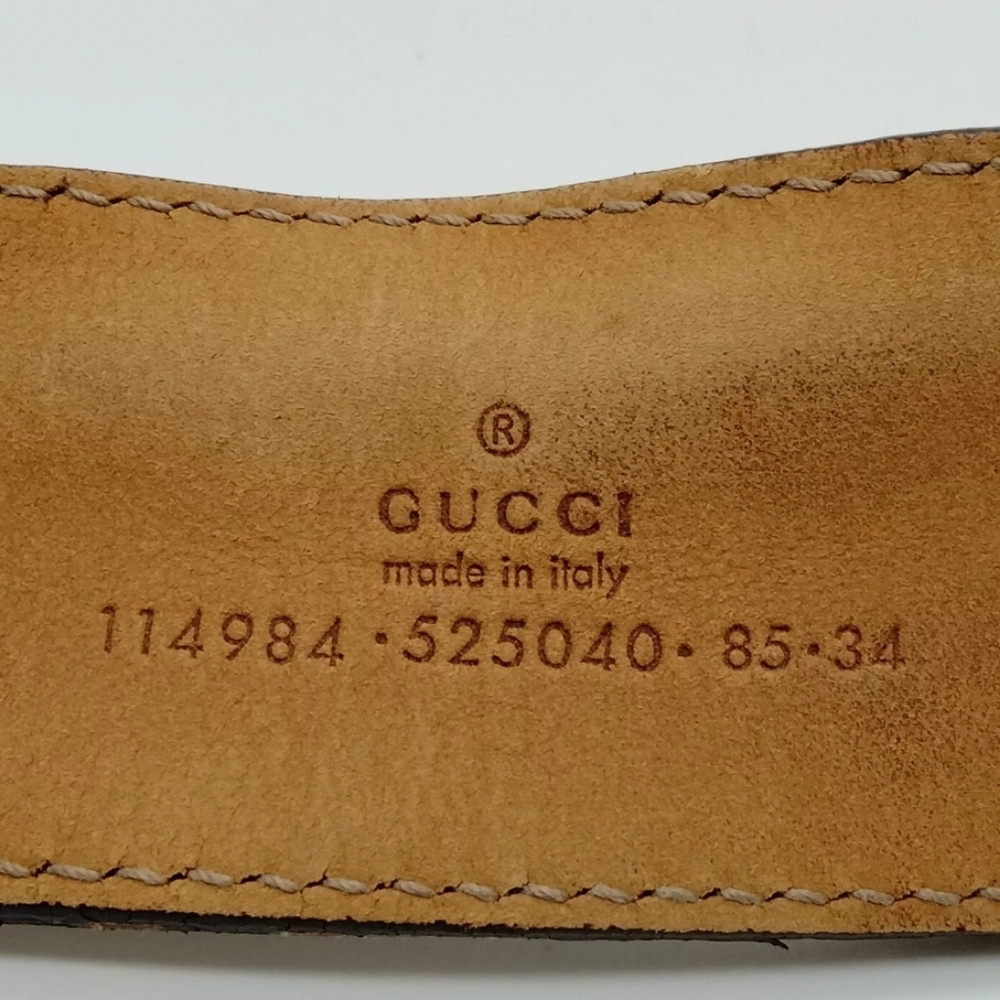 Auth Gucci Interlocking GG Web Belt - Picture 5 of 8